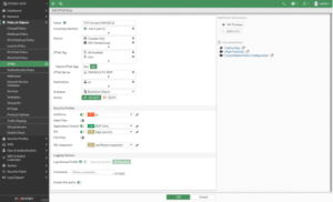 Imagem: Interface Fortigate Firewall – Configuração do ZTNA Fortinet
